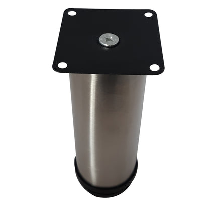 ROCO Adjustable Table Leg With Square Steel Plate 150mm x 50mm - Premium Hardware from ROCO - Just R 13! Shop now at Securadeal