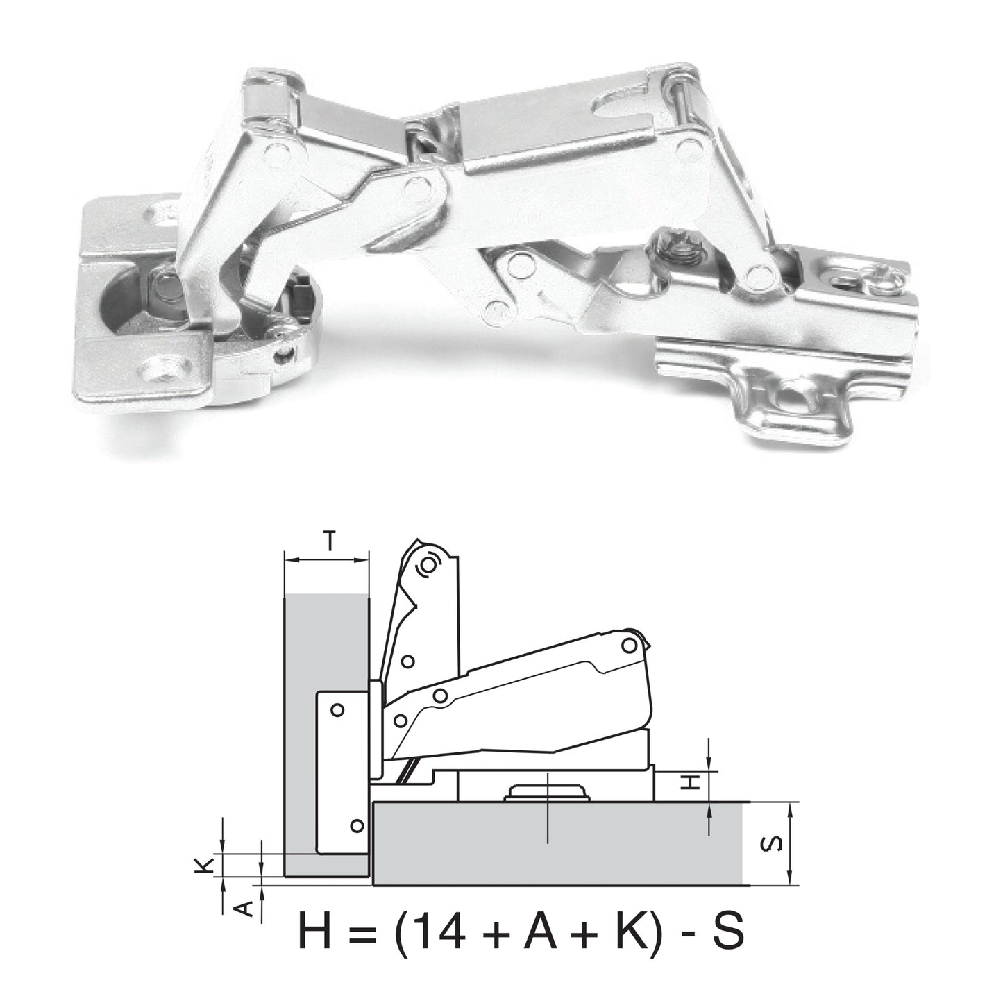 ROCO 180 Degree 4 Hole Base Plated Cupboard Hinge - Premium Hardware from ROCO - Just R 29! Shop now at Securadeal