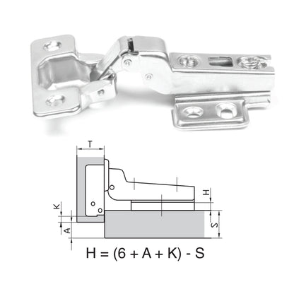 ROCO 110 Degree 4 Hole Base Plate Cupboard Hinge 9mm - Premium Hardware from ROCO - Just R 6! Shop now at Securadeal