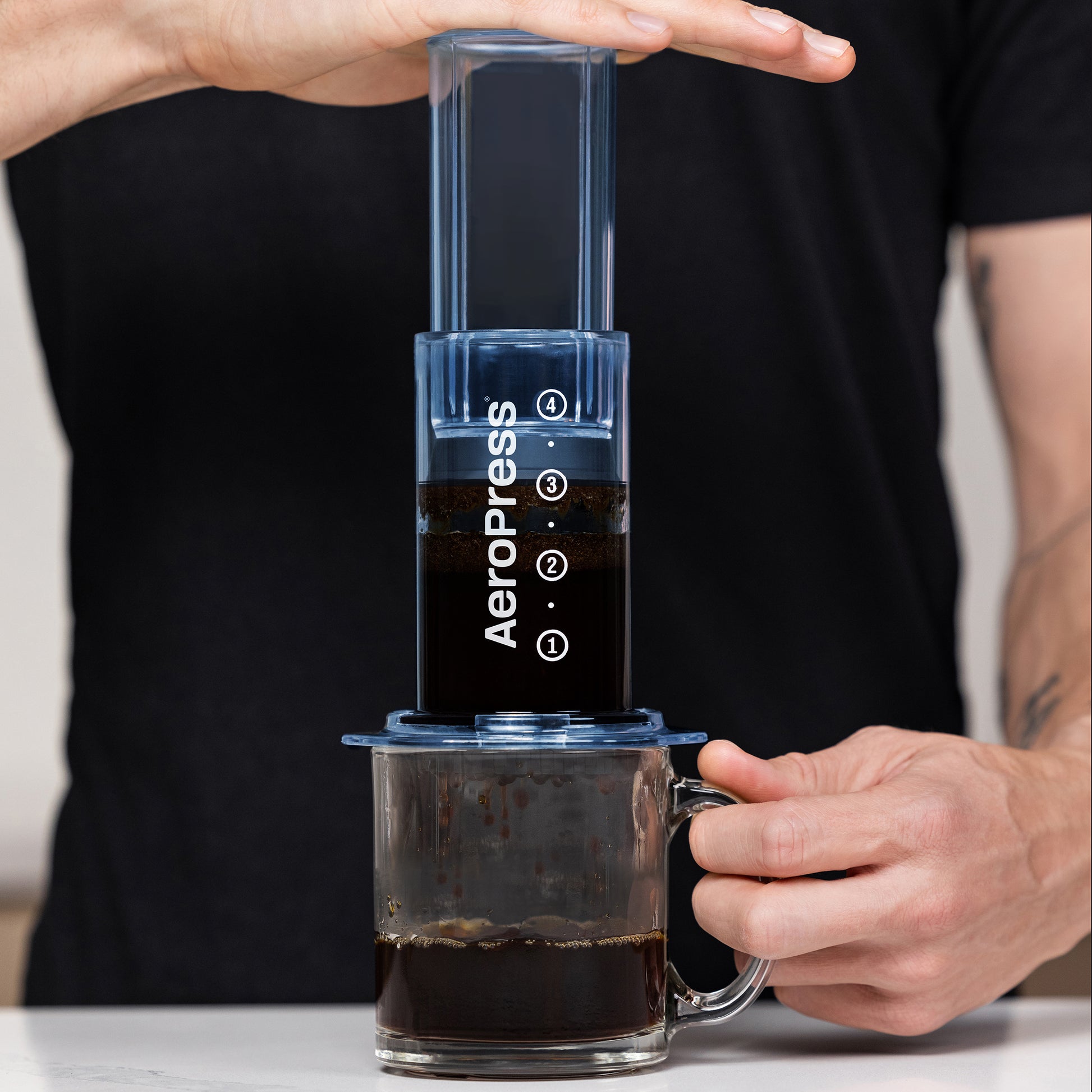 AEROPRESS Clear Blue Coffee Press - Premium Coffee Machine & Filters from AeroPress - Just R 1250! Shop now at Securadeal