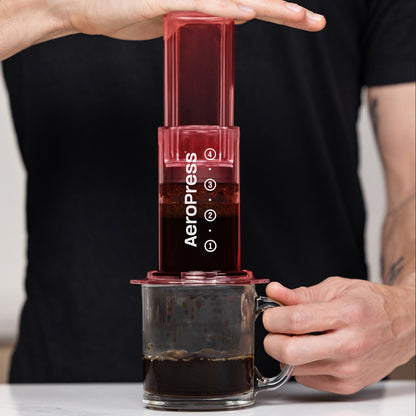 AEROPRESS Clear Red Coffee Press - Premium Coffee Machine & Filters from AeroPress - Just R 1250! Shop now at Securadeal