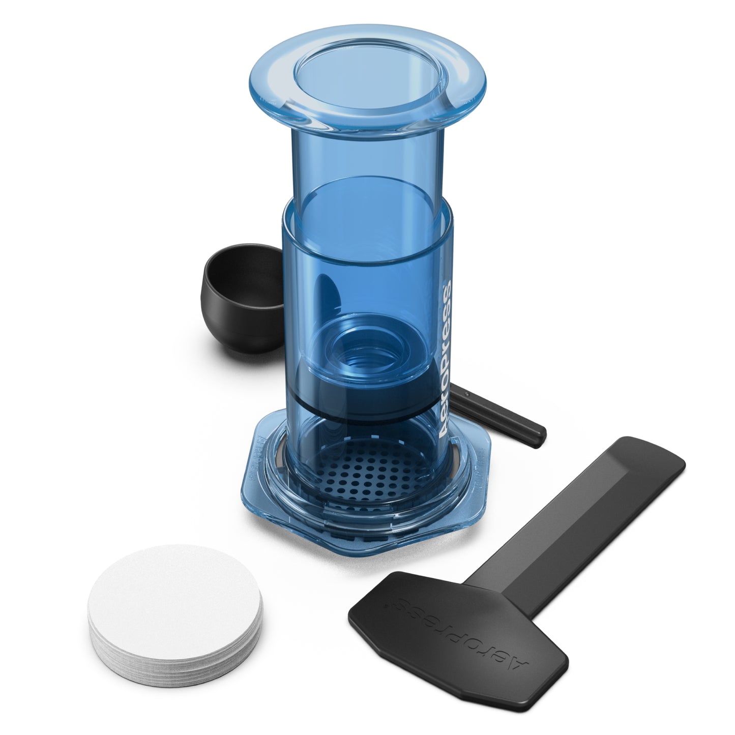 AEROPRESS Clear Blue Coffee Press - Premium Coffee Machine & Filters from AeroPress - Just R 1250! Shop now at Securadeal