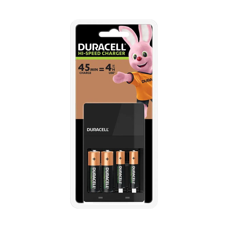 DURACELL Battery HI-SPEED Charger +2AA+2AAA Recharge CEF27 - Premium Battery from Duracell - Just R 529! Shop now at Securadeal