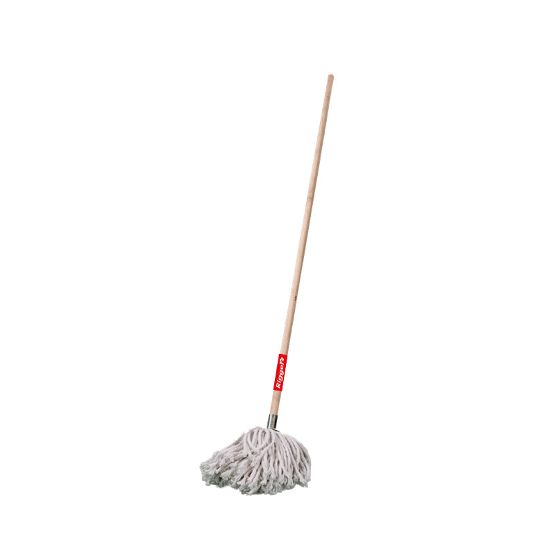 RIGGER Floor Mop Jumbo With Wooden Handle Metal Socket 300g - Premium Cleaning Products from Rigger - Just R 62! Shop now at Securadeal