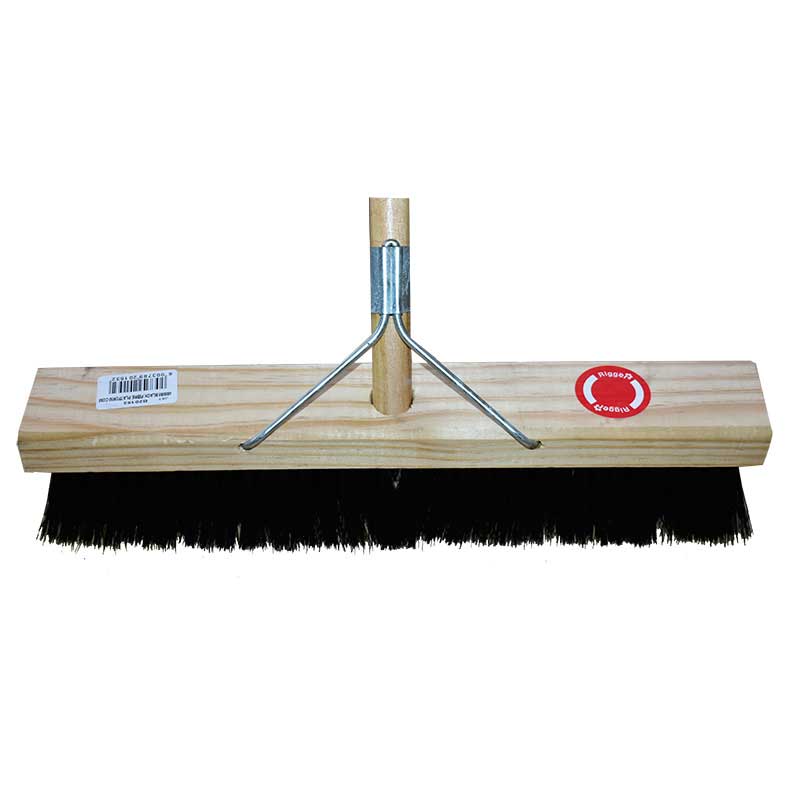 RIGGER Broom Platform Soft Black 450mm Wooden Handle - Premium Cleaning Products from Rigger - Just R 87! Shop now at Securadeal