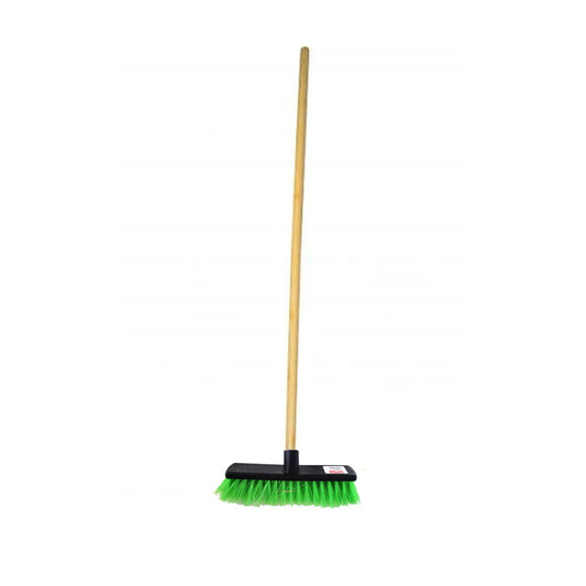 RIGGER Broom Soft Bristle Screw In Handle Strong Lightweight - Premium Brooms from Rigger - Just R 45.70! Shop now at Securadeal