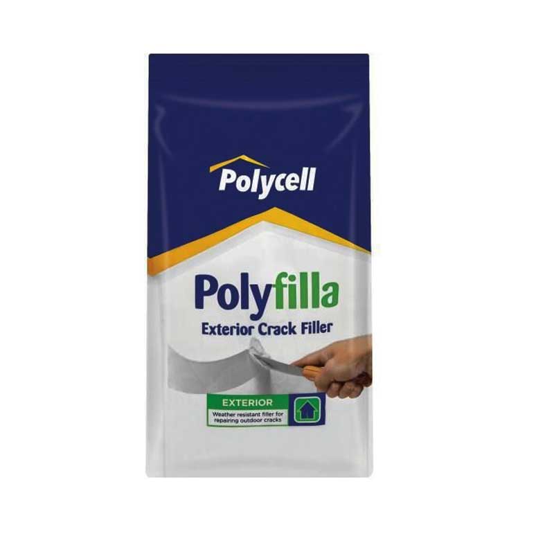 POLYCELL Polyfilla Crack Filler Exterior 500g - Premium Hardware Glue & Adhesives from POLYCELL - Just R 25! Shop now at Securadeal