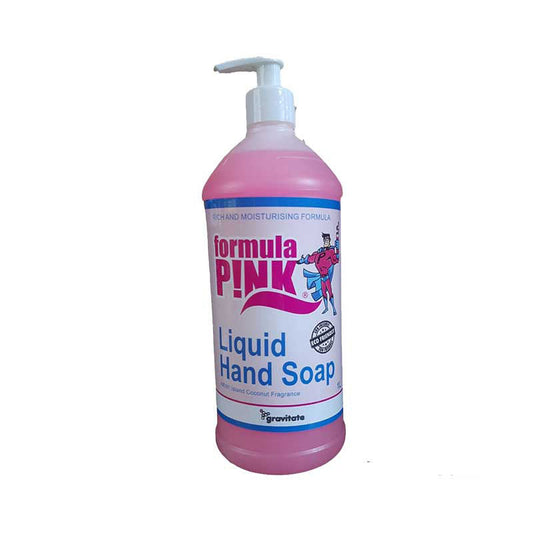 FORMULA PINK Liquid Hand Soap Pump 1 Litre - Premium Hand Soap from Gravitate - Just R 44! Shop now at Securadeal