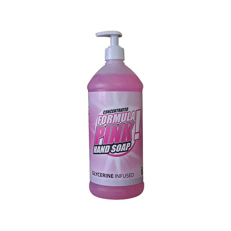 FORMULA PINK Liquid Hand Soap Pump 1 Litre - Premium Hand Soap from Gravitate - Just R 44! Shop now at Securadeal