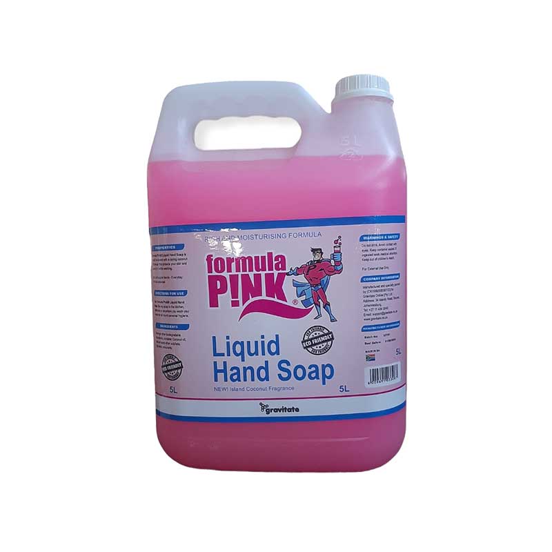 FORMULA PINK Liquid Hand Soap 5 Litre - Premium Hand Soap from Gravitate - Just R 142! Shop now at Securadeal