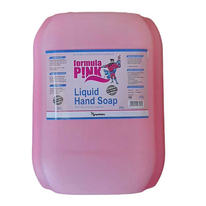 FORMULA PINK Liquid Hand Soap 20 Litre - Premium Cleaning Products from Gravitate - Just R 520! Shop now at Securadeal