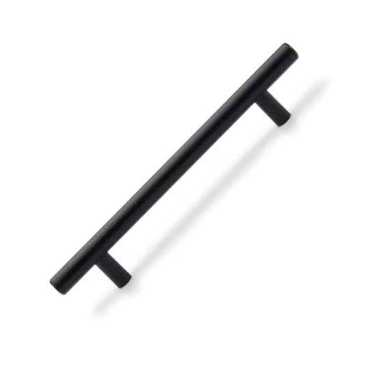 ROCO Cupboard Handle Bar Hollow Black 128mm x 12mm - Premium Hardware from ROCO - Just R 12! Shop now at Securadeal