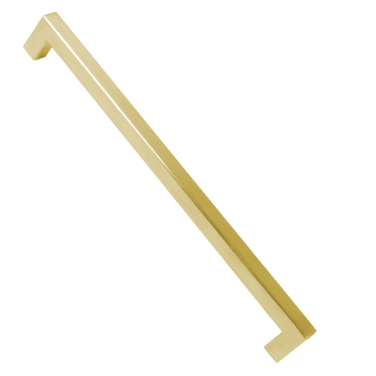 ROCO Cupboard Handle Bar Hollow Square Brushed Brass 160mm - Premium Hardware from ROCO - Just R 62! Shop now at Securadeal