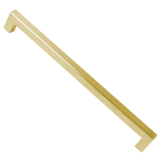 ROCO Cupboard Handle Bar Hollow Square Brushed Brass 192mm - Premium Hardware from ROCO - Just R 80! Shop now at Securadeal