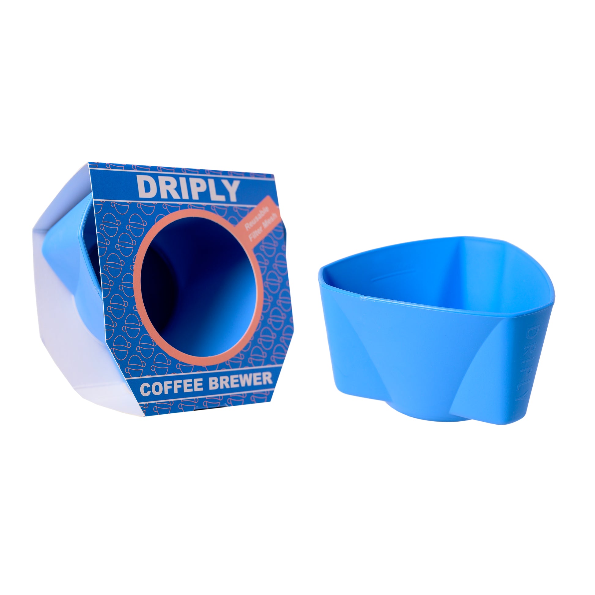 DRIPLY Coffee Maker Blue - Premium Coffee Machine & Filters from Driply - Just R 130! Shop now at Securadeal