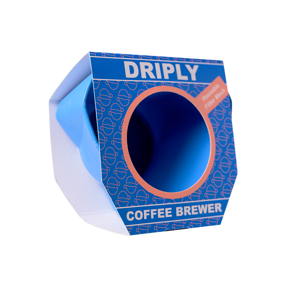 DRIPLY Coffee Maker Blue - Premium Coffee Machine & Filters from Driply - Just R 130! Shop now at Securadeal