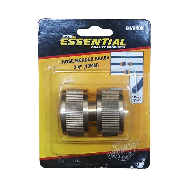 ESSENTIAL Hose Mender Brass 3/4" - Premium Gardening from Essential - Just R 71! Shop now at Securadeal