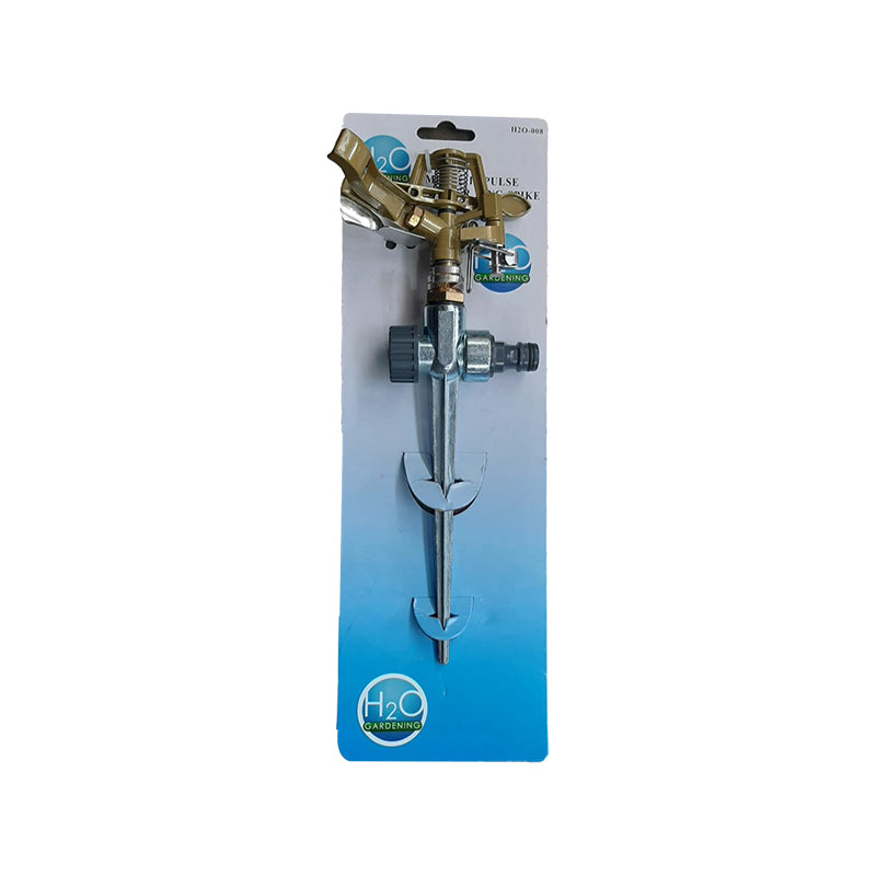 H20 Garden Sprinkler Impulse Heavy-Duty Metal Head On Spike Adjustable - Premium Garden Sprinkler from H20 - Just R 196.81! Shop now at Securadeal