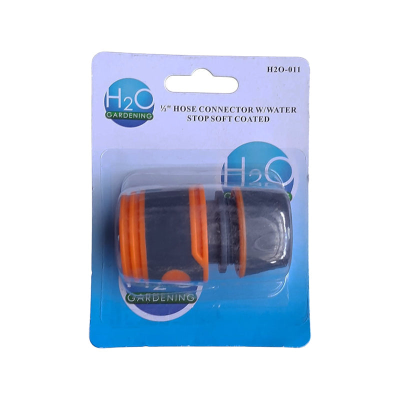 H20 Garden Hose Connector 1/2" Stop And Soft Grip - Premium Garden Hose from H20 - Just R 24! Shop now at Securadeal