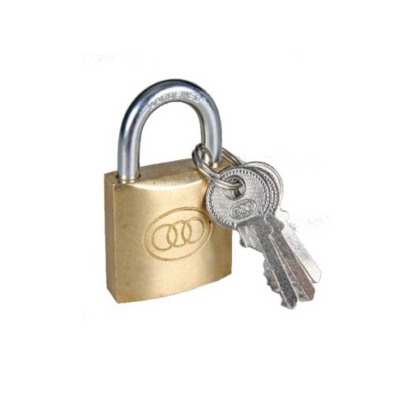 TRICIRCLE Padlock Brass - Premium Hardware from Tricircle - Just R 78! Shop now at Securadeal