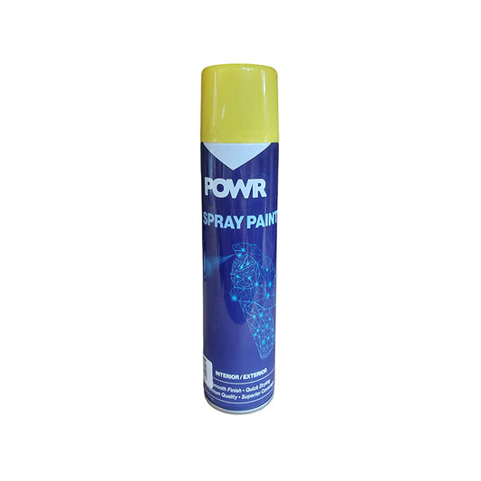 POWR Spray Paint STD 300ml Tin Yellow Canary - Premium Spray Paint from POWR - Just R 51! Shop now at Securadeal