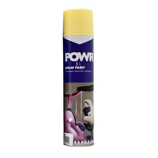 POWR Spray Paint Standard Cream 300ml - Premium Spray Paint from POWR - Just R 51! Shop now at Securadeal