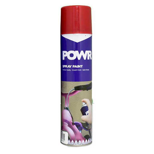 POWR Spray Paint Metallic Red 300ml - Premium Spray Paint from POWR - Just R 63! Shop now at Securadeal