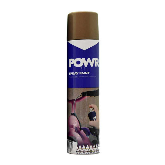 POWR Spray Paint Metallic Copper Natural 300ml - Premium Spray Paint from POWR - Just R 63! Shop now at Securadeal