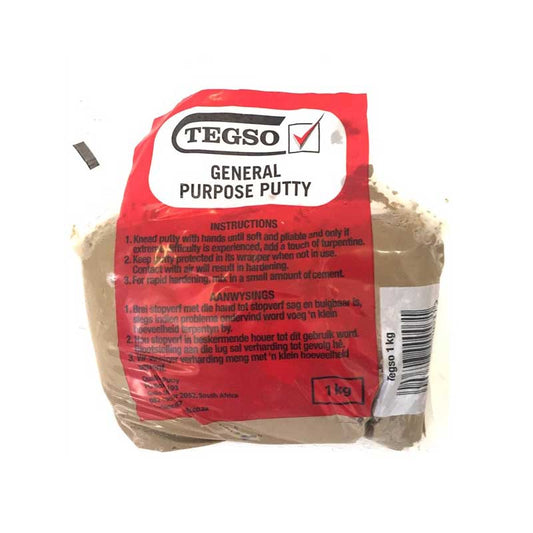 TEGSO Window Putty 1 kg - Premium putty from TEGSO - Just R 18! Shop now at Securadeal