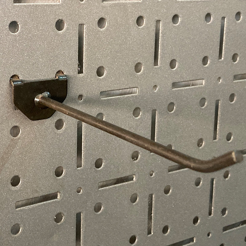 CLIP-FIT Pegboard Galvanized Long Hooks ( Pack of 10 ) - Premium Hardware from CLIP-FIT - Just R 129! Shop now at Securadeal