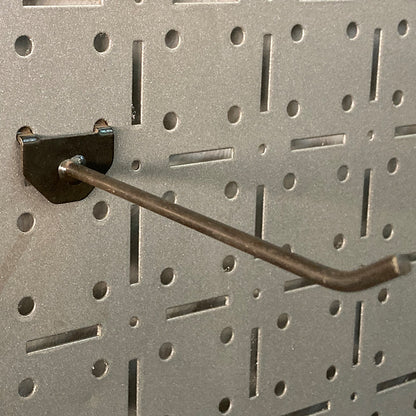 CLIP-FIT Pegboard Galvanized Long Hooks ( Pack of 10 ) - Premium Hardware from CLIP-FIT - Just R 129! Shop now at Securadeal