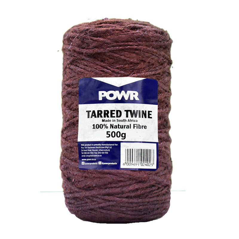 POWR Sisal Twine Tarred 500g - Premium Cords and ropes from POWR - Just R 49! Shop now at Securadeal