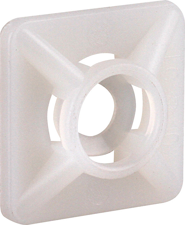 RUWAG Mount Pad Cable Ties White 28mm x 28mm ( Pack of 10 ) - Premium Hardware from Ruwag - Just R 23! Shop now at Securadeal