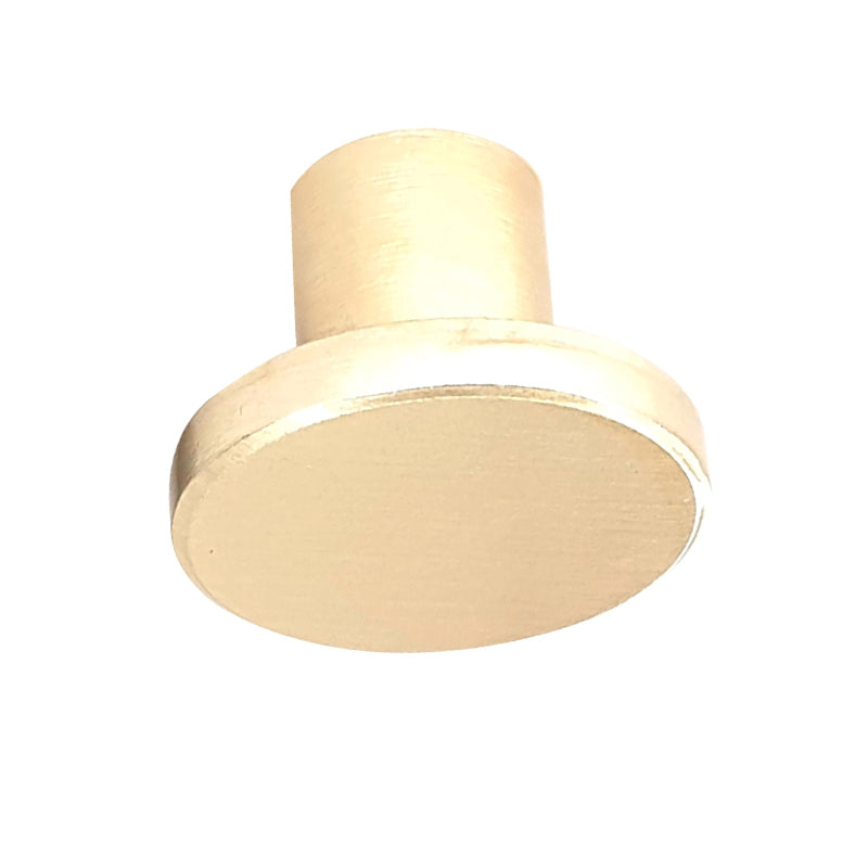 ROCO Flat Button Drawer Knob Brushed Brass 30mm - Premium Hardware from ROCO - Just R 38! Shop now at Securadeal