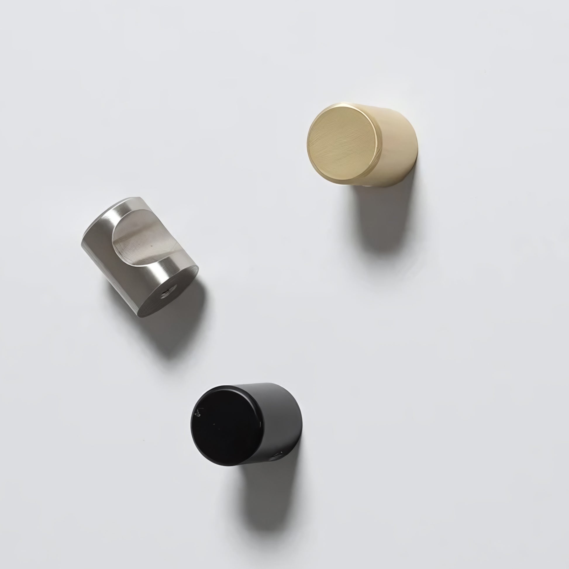 ROCO Cylindrical Drawer Knob Matt Black 20mm - Premium Hardware from ROCO - Just R 28! Shop now at Securadeal