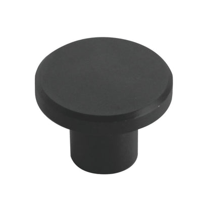 ROCO Flat Button Drawer Knob Matt Black 30mm - Premium Hardware from ROCO - Just R 38! Shop now at Securadeal