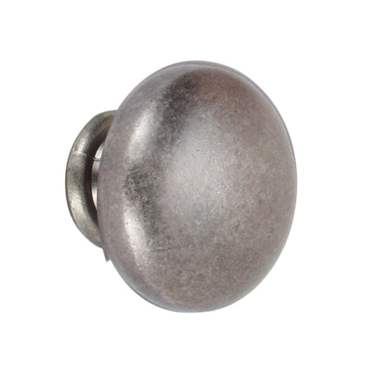 ROCO Lite Mushroom Drawer Knob Pewter 30mm - Premium Hardware from ROCO - Just R 22! Shop now at Securadeal