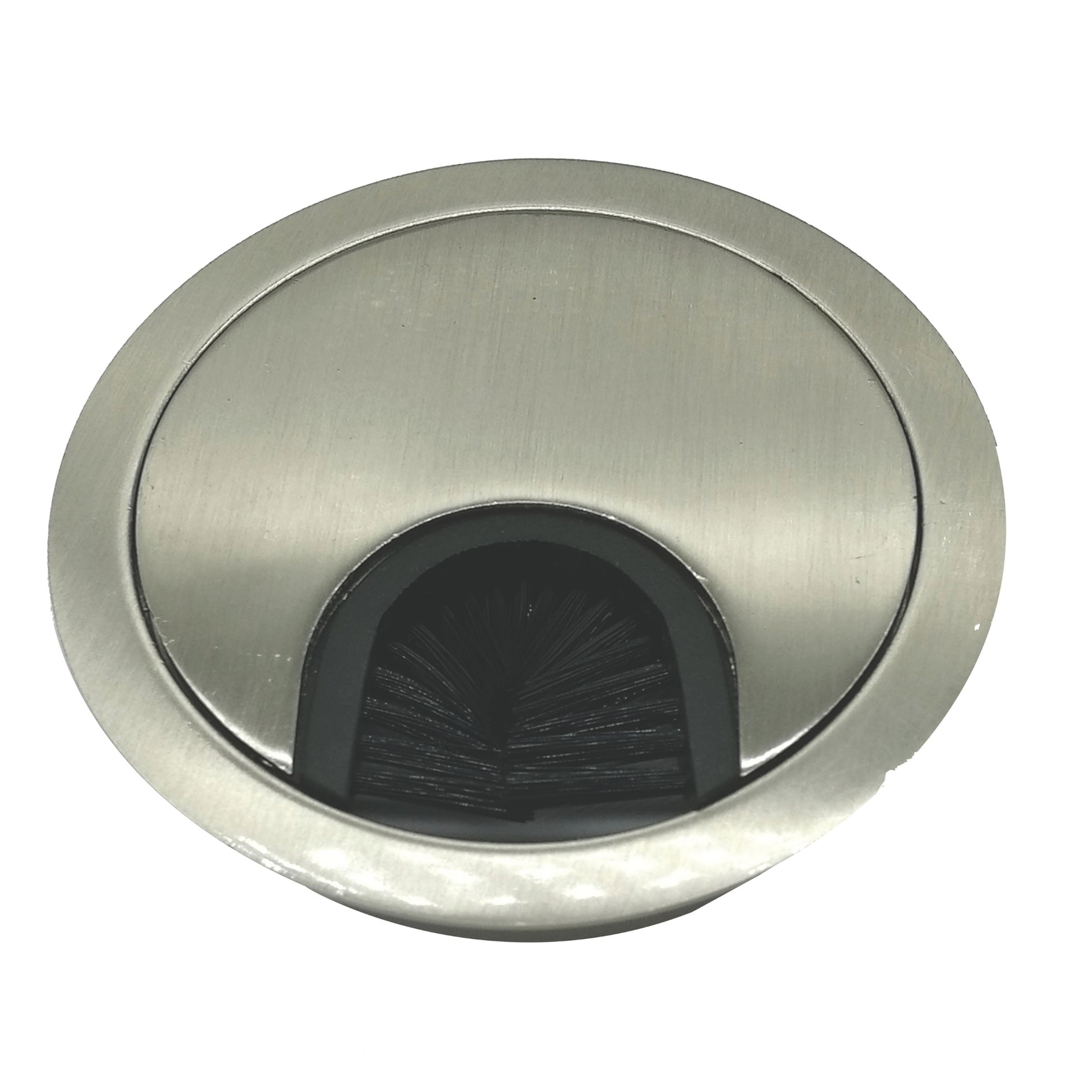 ROCO Wire Management Steel Round Brushed Satin Nickel 60mm - Premium Hardware from ROCO - Just R 59! Shop now at Securadeal