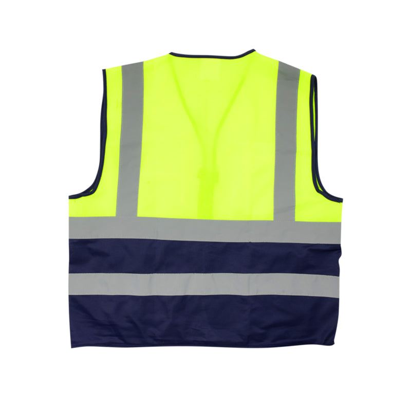 PIONEER SAFETY Vests Signaling With Zip Id Pocket Lime/Navy - Premium clothing from Pioneer Safety - Just R 157! Shop now at Securadeal