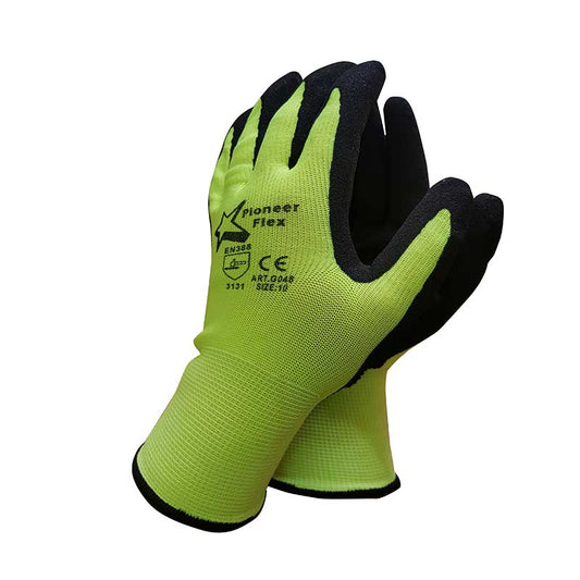 PIONEER Gloves Flex Lime Wet And Dry Grip Size 10 - Premium Gloves from Pioneer - Just R 33! Shop now at Securadeal