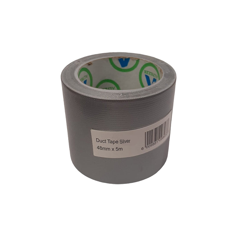 AVAST Duct Tape Silver 48mm x 5m ( 2 Pack ) - Premium Tape from AVAST - Just R 28! Shop now at Securadeal