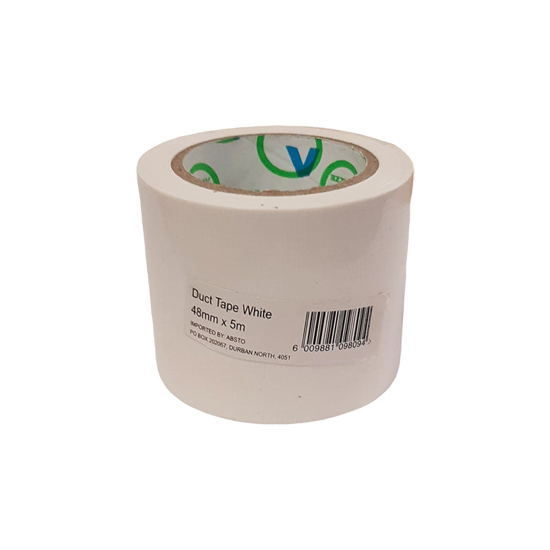 AVAST Duct Tape White 48mm x 5m ( 2 Pack ) - Premium Tape from AVAST - Just R 29! Shop now at Securadeal