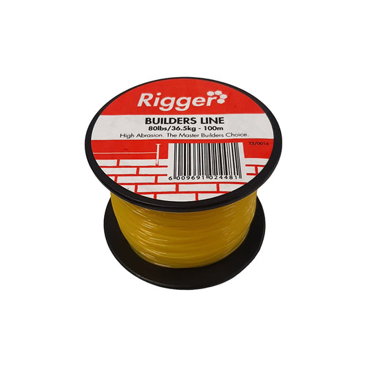 RIGGER Nylon Line Builders Reel 80lbs/0.9mm x 100m - Premium Hardware from Rigger - Just R 25! Shop now at Securadeal