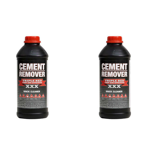 TRIPLE RED Cement Remover 1 Litre ( 2 Pack ) - Premium Cleaning Products from Triple Red - Just R 77! Shop now at Securadeal