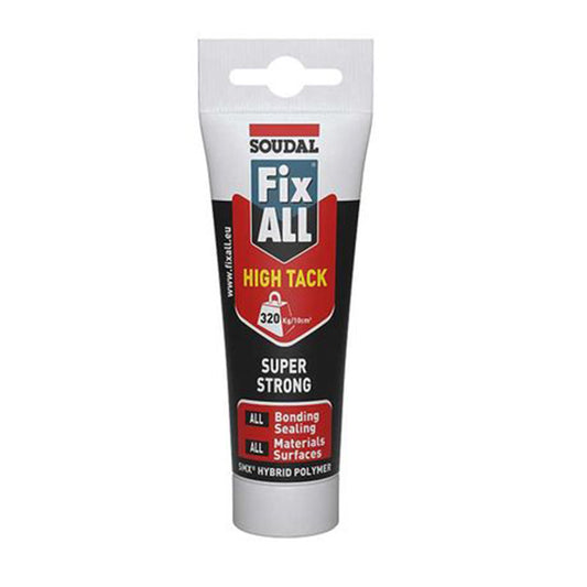 SOUDAL Fix ALL High Tack Super Strong Flexible Adhesive White 125ml - Premium Hardware from SOUDAL - Just R 180.88! Shop now at Securadeal