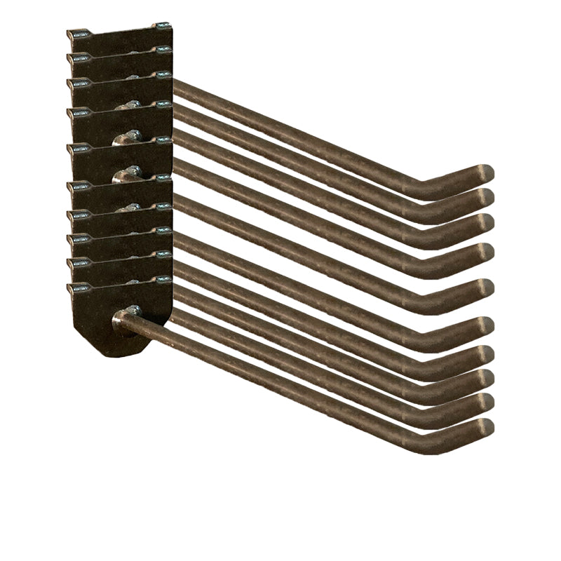 CLIP-FIT Pegboard Galvanized Long Hooks ( Pack of 10 ) - Premium Hardware from CLIP-FIT - Just R 129! Shop now at Securadeal