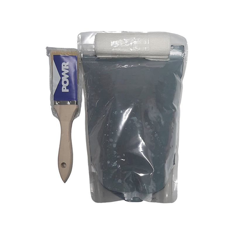 POWR RUBBER SEAL Waterproofing Kit All Purpose Charcoal 1 Litre - Premium Hardware from POWR - Just R 98! Shop now at Securadeal