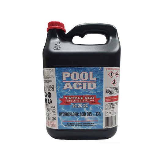 TRIPLE RED Pool Acid 5 Litre - Premium Cleaning Products from Triple Red - Just R 99! Shop now at Securadeal