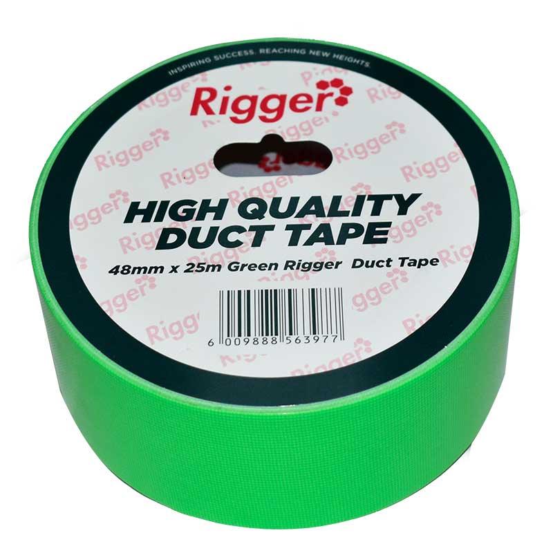 RIGGER Duct Tape Green 48mm x 25 MT ( 2 Pack ) - Premium Tape from Rigger - Just R 95! Shop now at Securadeal