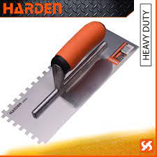 HARDEN Plastering Trowel With Teeth 280mm x 120mm